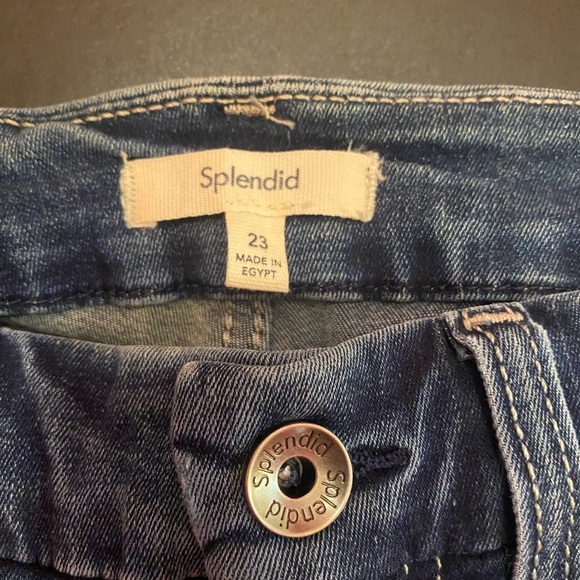 NWT Splendid Midrise Straight Jeans Size 23 Inseam 31” - Picture 7 of 9